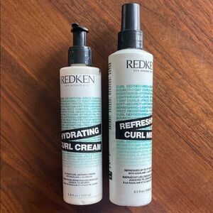 Redken Hydrating Curl Cream and Refreshing Curl Mist - new!
